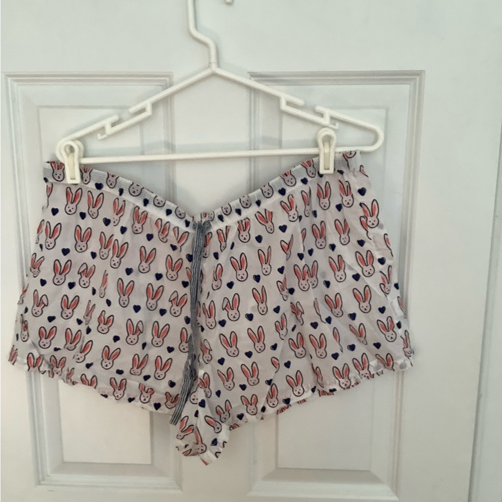Roberta Roller Rabbit Bunny sleep shorts Sz XL